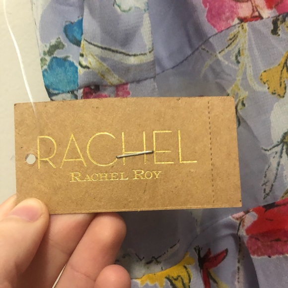 Rachel Roy maxi floral dress with ruffles - Picture 8 of 9